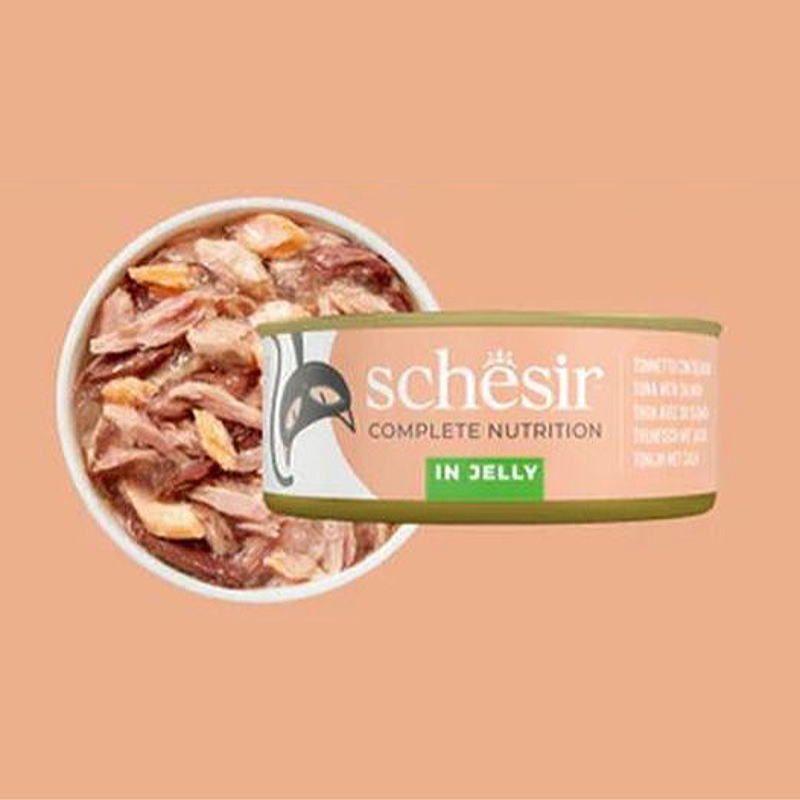 NEW 最短賞味2029.1・シシア 猫 ゼリータイプ ツナwithサーモン50g×6個パック scc11250成猫用総合栄養食キャットフードSchesir正規品SALE | シシア | 01