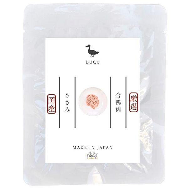 最短賞味2027.5・ルイトモ 合鴨肉ささみ角切りレトルト80g 犬猫用トッピング ナチュラルサプリミート無添加 国産 va60249 |  | 01