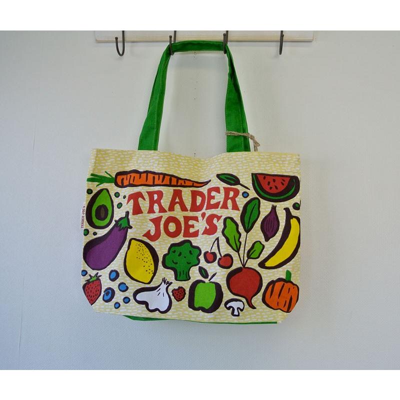 エコバッグ トートバッグ Trader Joe S トレーダージョーズ エコバッグ 布バッグ フルーツ柄 野菜柄 アメリカ 布バッグ お買い物 ピクニック お出掛け Tutti 通販 Yahoo ショッピング