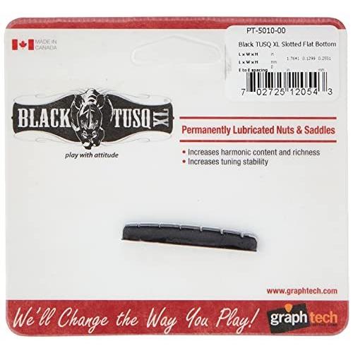 graphtech(グラフテック) BLACK TUSQ XL PT-5010-00 Fenderスタイル用ナット フラットボトムタイプ