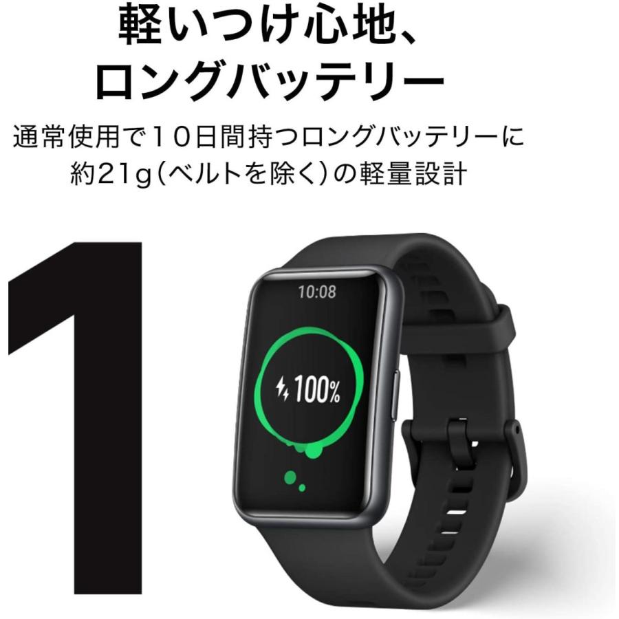 HUAWEI WATCH Watch FIT Elegant スマートウォッチ ミッドナイト
