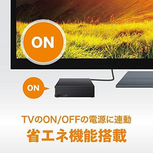 バッファロー 外付けハードディスク 2TB テレビ録画/PC/PS4/4K対応 バッファロー製nasne?対応 静音&コンパ｜nacio-life｜11