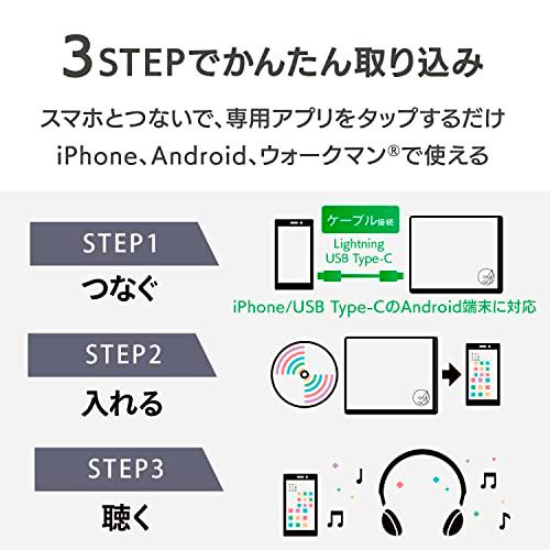 IODATA CDレコSE(ブラック) CDレコーダー スマホ CD取り込み パソコン