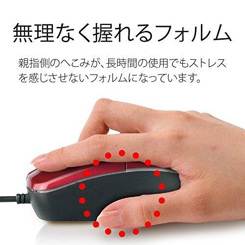 BUFFALO 有線光学式マウス 静音/3ボタン/Mサイズ ブラック BSMOU27SMBK