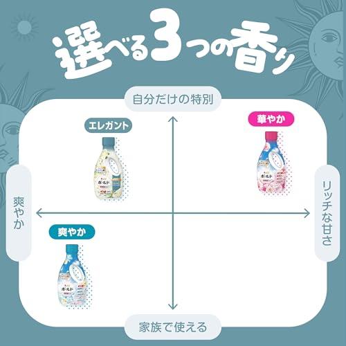 Bold ボールド 柔軟剤入り 洗濯洗剤 液体 ホワイトティー\u0026フローラルの香り 詰め替え 1950g×6袋 [大容量] [ケース品]の画像