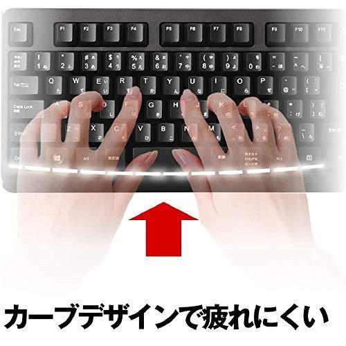 BUFFALO ワイヤレス 無線 フルキーボード 高耐久 電池長持ち リモート テレワーク 疲れにくいデザイン 簡単接続 安心サポート BSKB｜nacio-life｜06