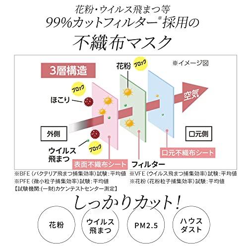 [アイリスオーヤマ] マスク 不織布 日本製 プリーツマスク 30枚入 ふつうサイズ 不織布マスク デイリーフィット DAILY FIT 小顔｜nacio-life｜07