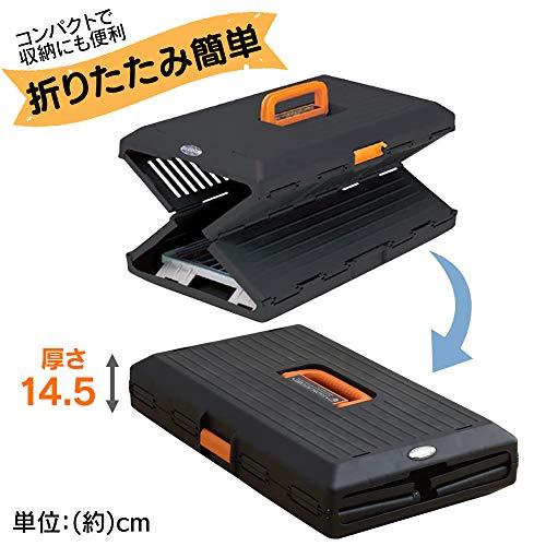 アイリスオーヤマ 犬 猫 キャリー 折りたたみ ブラック/オレンジ 中型犬用 ブラック/オレンジ 3×68 6×47 8cm