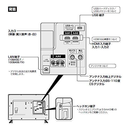 シャープ 32V型 液晶テレビ AQUOS ハイビジョン 外付けHDD対応 2T