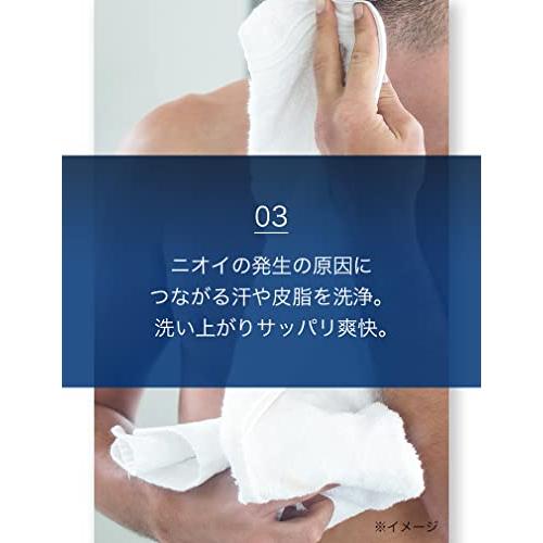 【医薬部外品】ミューズ メン ボディウオッシュ 手洗い 使用可能 洗顔 除菌 殺菌 ボディソープ 詰替450ml 詰替え用 450ミリリットル｜nacio-life｜05