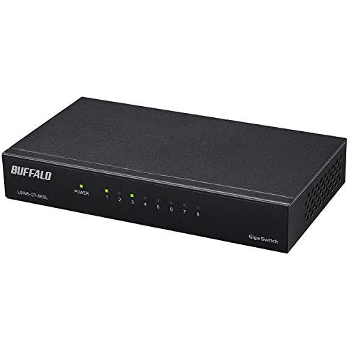 バッファロー 8ポート スイッチングハブ Giga 金属筐体 簡易 バッファロー 8ポート スイッチングハブ Giga 金属筐体 簡易