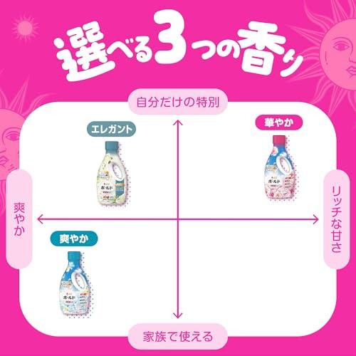 Bold ボールド 柔軟剤入り 洗濯洗剤 液体 華やかおひさまとプレミアムブロッサムの香り 詰め替え 1950g×6袋 [大容量] [ケース品]の画像
