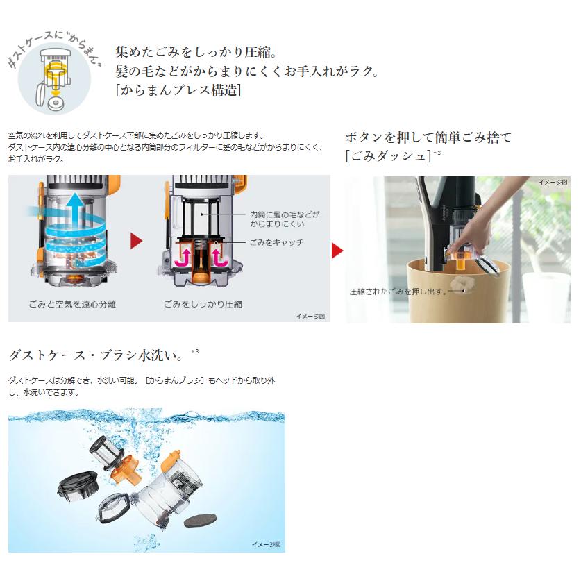 日立（HITACHI） 掃除機 スティッククリーナー コードレス式 ラクかる