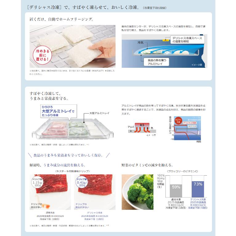 日立（HITACHI） 冷蔵庫 省エネ 観音開き R-HWC54X-H RHWC54XH 6ドア