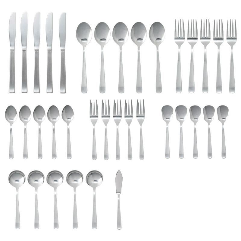 正規激安 まとめ買い10セット ライラック ディナー36点セット 6 001 日本製 ステンレス製 柔らかい Zoetalentsolutions Com