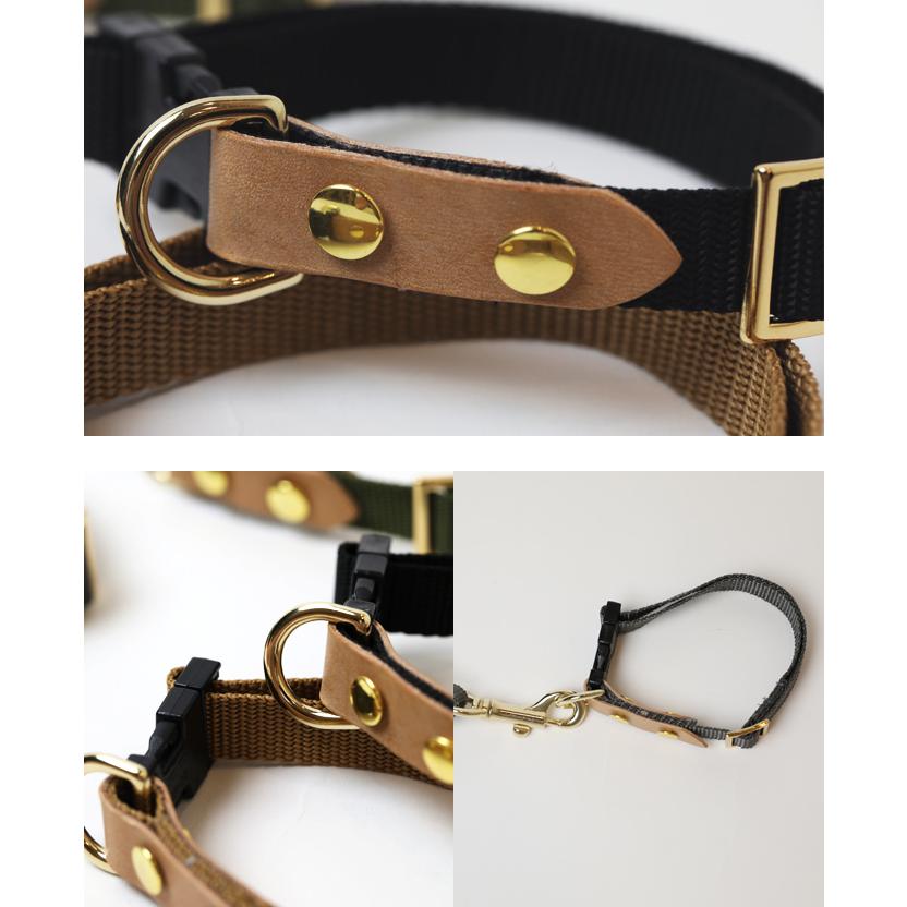 無料名入れ 刺繍 犬 首輪 犬用 おしゃれ　かわいい　小型犬　中型犬 犬の首輪　シンプル  日本製 ナコル |  | 10