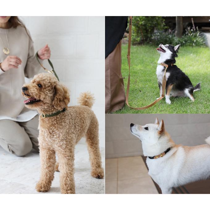 無料名入れ 刺繍 犬 首輪 犬用 おしゃれ　かわいい　小型犬　中型犬 犬の首輪　シンプル  日本製 ナコル |  | 07