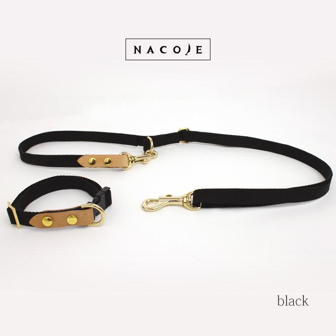 送料無料 お名前無料刺繍 リード 首輪 セット おしゃれ 革 名前入り 犬 犬用 小型犬 中型犬 散歩 ブランド 刺繍 日本製 ナコル |  | 13
