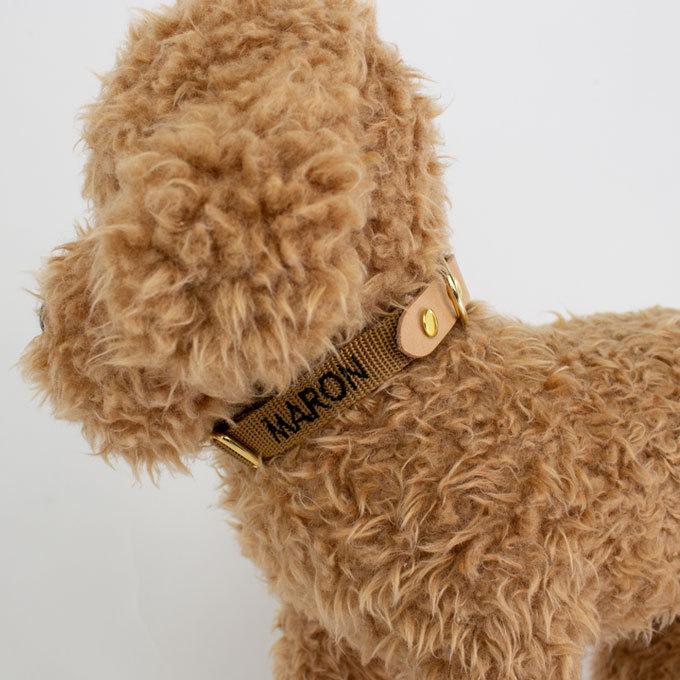 送料無料 お名前無料刺繍 リード 首輪 セット おしゃれ 革 名前入り 犬 犬用 小型犬 中型犬 散歩 ブランド 刺繍 日本製 ナコル |  | 06