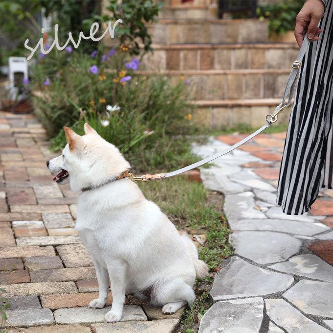 送料無料 お名前無料刺繍 リード 首輪 セット おしゃれ 革 名前入り 犬 犬用 小型犬 中型犬 散歩 ブランド 刺繍 日本製 ナコル |  | 08