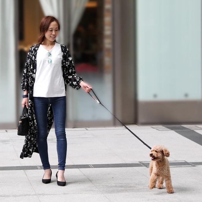 お名前無料刺繍 ショルダーリード 首輪 セット おしゃれ 革 名前入り 犬 犬用 小型犬 中型犬 多頭飼い 多頭用 散歩 ブランド 刺繍 ネコポス配送OK 日本製 ナコル｜nacoledog｜10