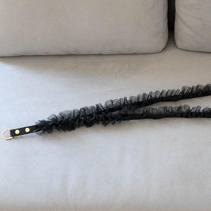 フリルが可愛い ショルダーリード 犬 犬用 小型犬 肩掛け お出かけ 散歩 ハンズフリー ファッションリード おしゃれ かわいい シンプル 上品 日本製 ナコル |  | 04