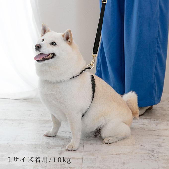 抜けにくい 日本製 犬用 8の字 ハーネス リード セット すっぽ抜けない 着脱簡単 犬具 胴輪 小型犬 中型犬 お散歩 シンプル 上品 抜け防止 犬用品 nacole ナコル |  | 14