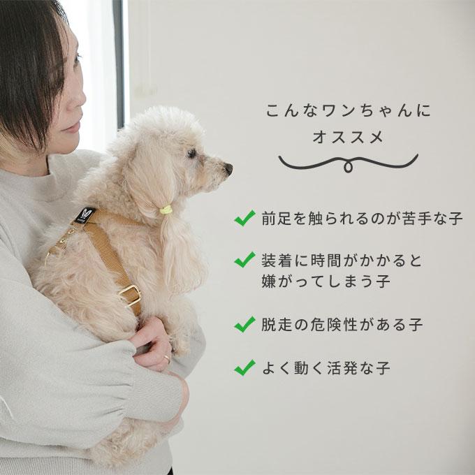 抜けにくい 日本製 犬用 8の字 ハーネス リード セット すっぽ抜けない 着脱簡単 犬具 胴輪 小型犬 中型犬 お散歩 シンプル 上品 抜け防止 犬用品 nacole ナコル |  | 02