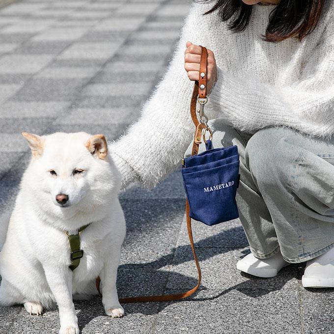 刺繍デザイン 無料名入れ 犬 ペット用 マナーポーチ 消臭 臭わない 消臭機能 撥水 バネ口 カラビナ付き お散歩バッグ うんち袋 ナコル シンプル おしゃれ 日本製 |  | 18
