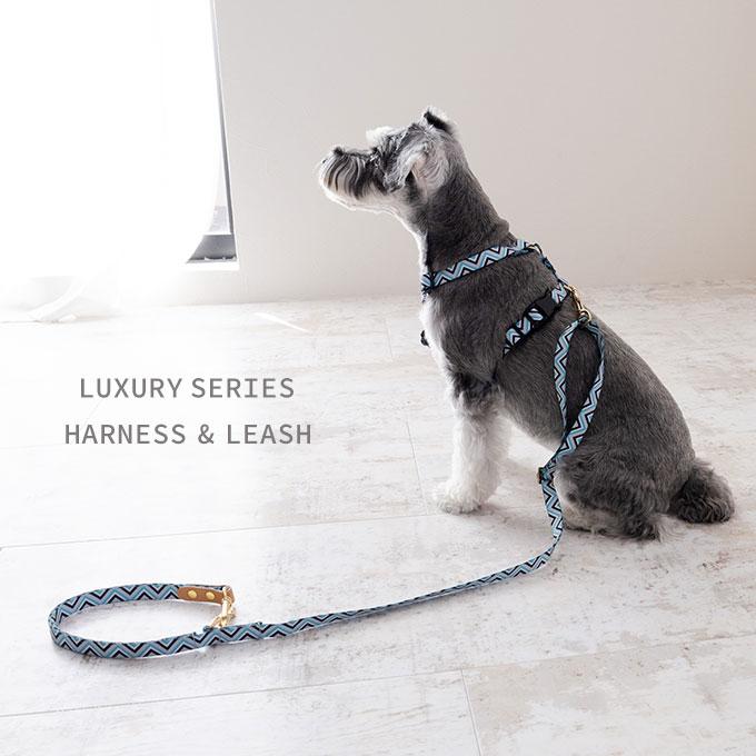 今なら本革製ネームタグプレゼント 日本製 犬 犬用 リード 単品 ラグジュアリーシリーズ かわいい おしゃれ お揃い 犬具 胴輪 小型犬 中型犬 ナコル |  | 02