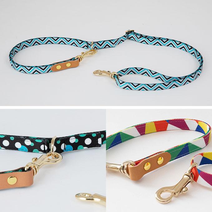 今なら本革製ネームタグプレゼント 日本製 犬 犬用 リード 単品 ラグジュアリーシリーズ かわいい おしゃれ お揃い 犬具 胴輪 小型犬 中型犬 ナコル |  | 10