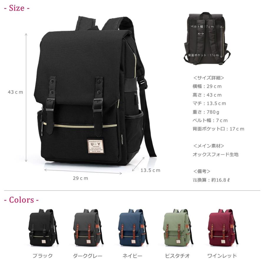 Yahooランキング1位獲得 リュック レディース リュックサック Usb充電ポート 付き バックパック Uy37 B0722x9n8q アイランディンyahoo 店 通販 Yahoo ショッピング