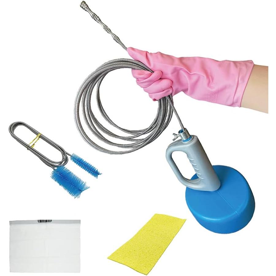 ドレンクリーナー 配管詰まり 配管クリーナー 配管洗浄機 配管掃除 Amazon｜排水管掃除道具 ドレンホースクリーナー パイプクリーナー