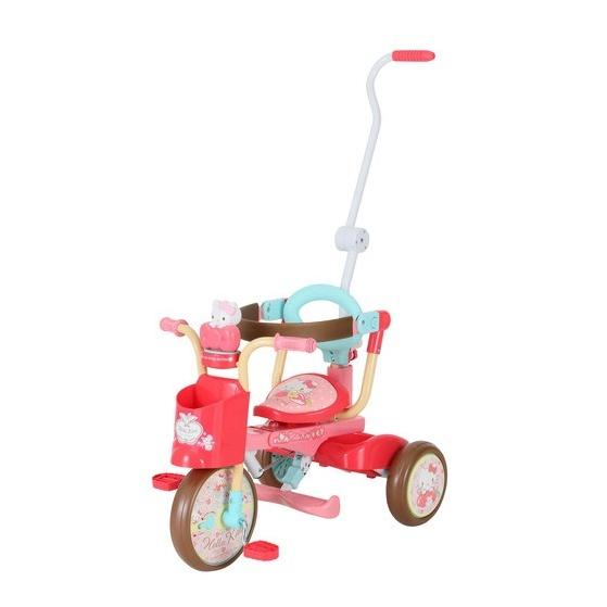 納期未定■ハローキティ オールインワンＵＰII　0230（おでかけ三輪車）エムアンドエム 幼児用 子供用　三輪車