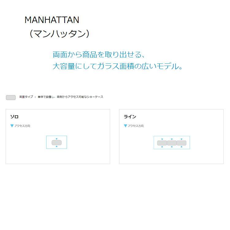 ■代引き不可■車上渡し■　ダイキン工業　冷凍プラグインショーケース　MANHATTAN　両面アプローチ　DAIKIN　（マンハッタン）LTFHG175A