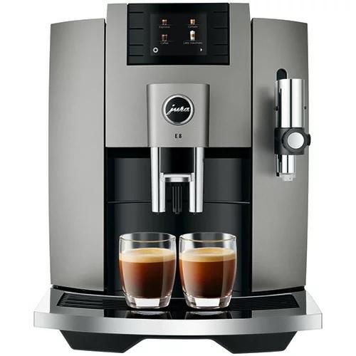 JURA ユーラ コーヒーマシン E8 Dark lnox 全自動 コーヒーマシン 15種類のメニューをワンボタンで楽しめるハイスペックモデル