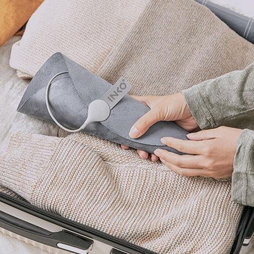 電気カイロ ヒーター USB暖房  INKO Heating Mat Heal Suede アーバングレイ｜nadeshico｜03