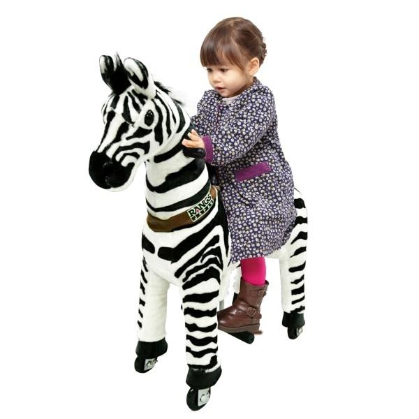  ラングス エコポニー しまうま 乗馬気分が味わえる 馬のおもちゃ ぬいぐるみ 子供の日 ギフト プレゼント 送料無料