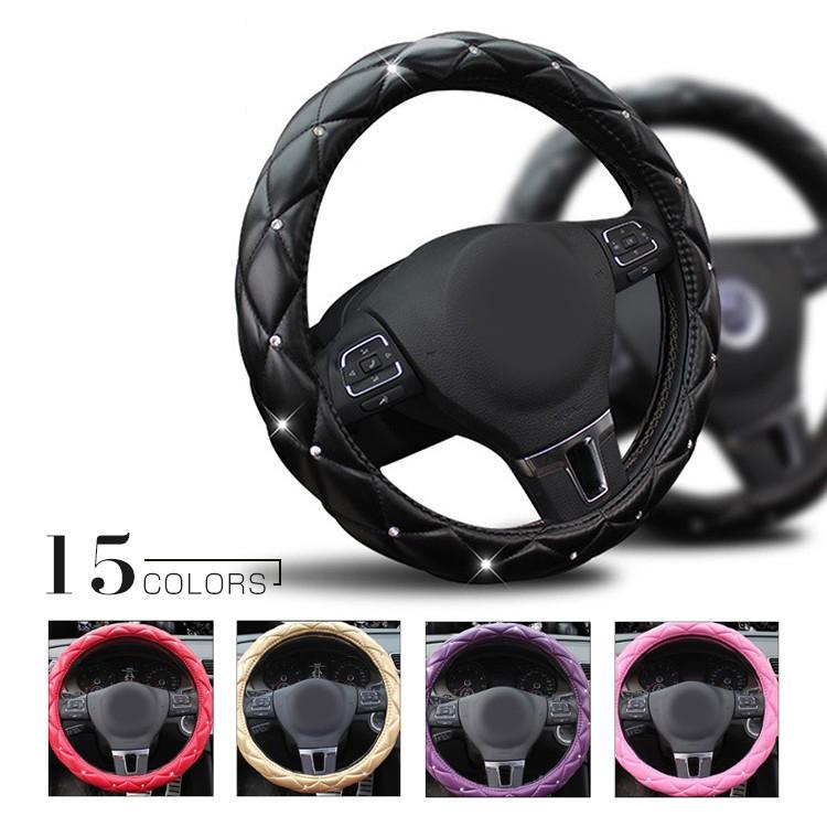 ハンドルカバー ステアリングカバー カーハンドルカバー 普通車 汎用 自動車内装 ドライビング カー用品 便利グッズ 内装パーツ プレゼント Handlecover015 なでしこ商事 通販 Yahoo ショッピング