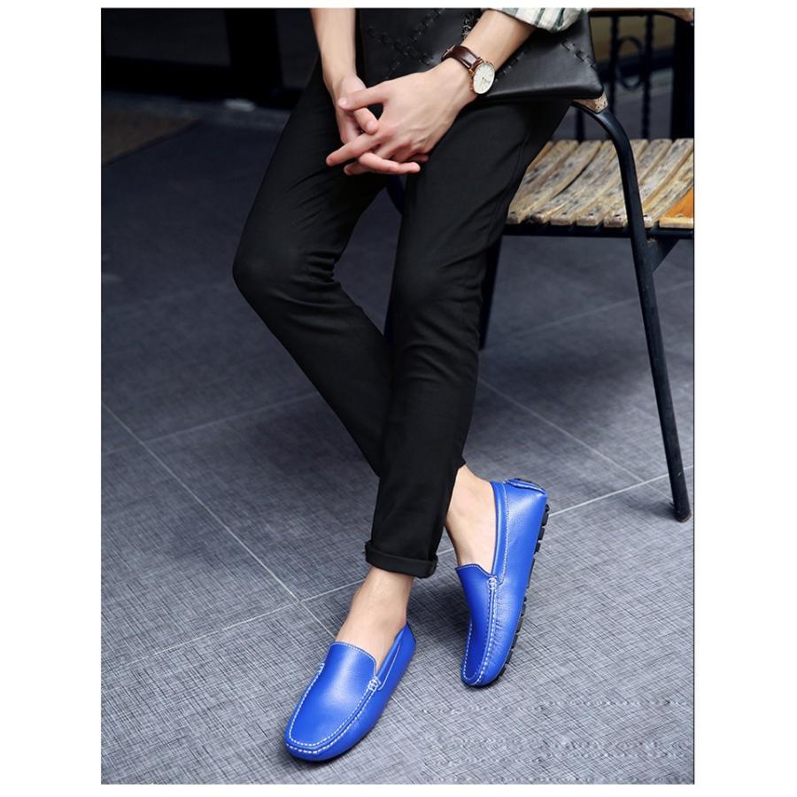 メンズドライビングシューズ 本革 牛革 メンズシューズ 春夏秋冬 滑り