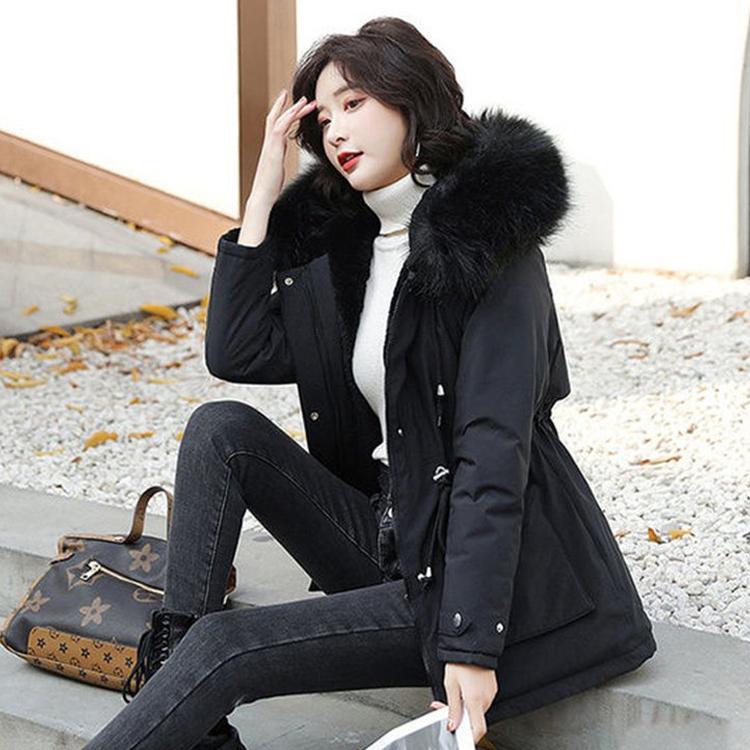 レディース モッズコート 裏起毛 毛皮コート ファーコート ボアコート