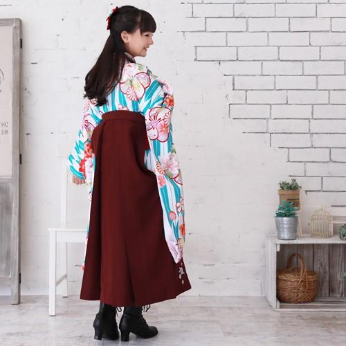 販売 ジュニア 袴 セット 卒業式 女の子 小学生 ブーツ付き16点フル