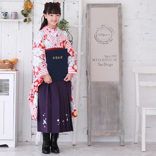 販売 ジュニア 袴 セット 卒業式 女の子 小学生 ブーツ付き16点フル 