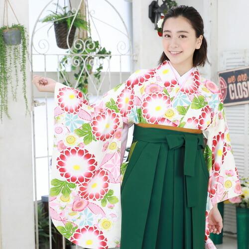 販売】〔zu〕当店オリジナルデザイン 袴 セット 卒業式 女性 4点フル