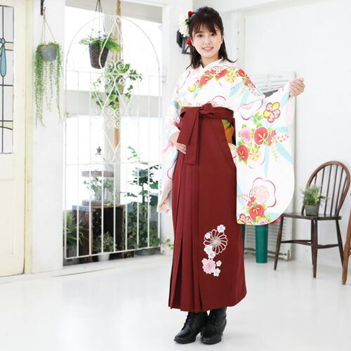 販売】〔zu〕当店オリジナルデザイン 袴 セット 卒業式 女性 4点フル