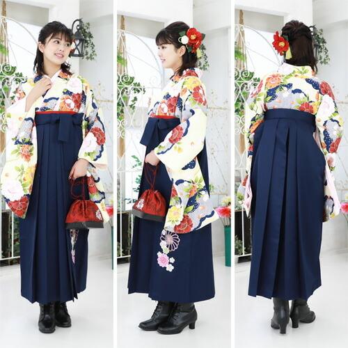 販売】〔zu〕当店オリジナル 袴 セット 卒業式 女性 ブーツ付き16点 