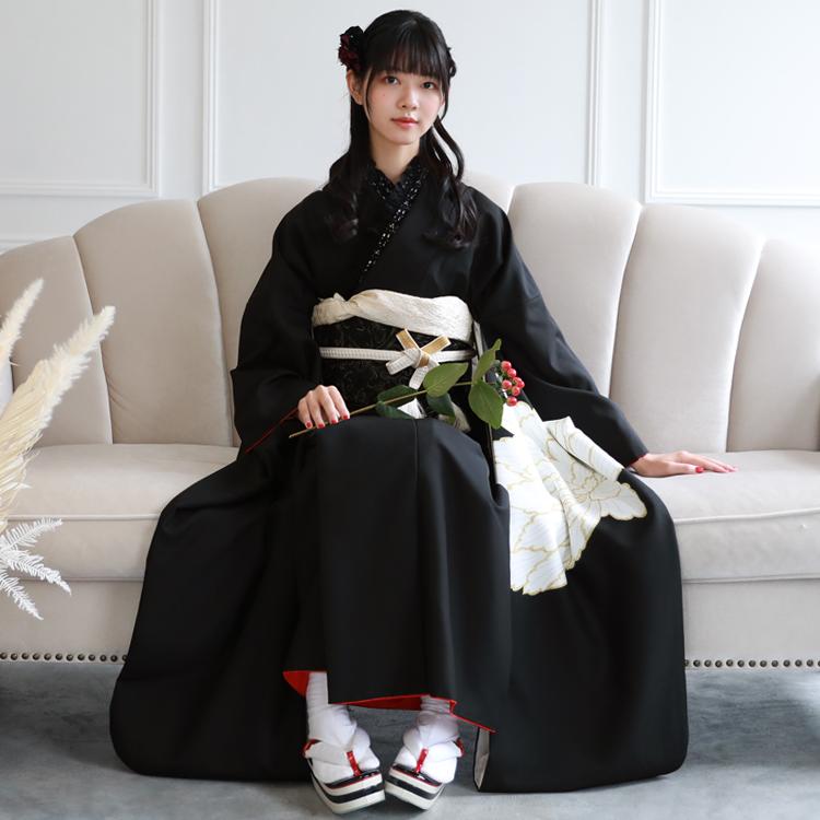 最大20日間レンタル 振袖 レンタル 成人式 黒 黒地牡丹柄振袖24 最大20日間レンタル 振袖 レンタル 成人式 黒 黒地牡丹柄振袖24