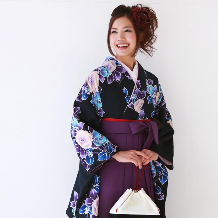 卒業式 袴 レンタル 女 袴セット 大学 卒業式袴セット2尺袖着物＆袴