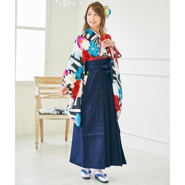 卒業式 袴 レンタル 女 袴セット 卒業式袴セット 2尺袖着物＆袴 フル