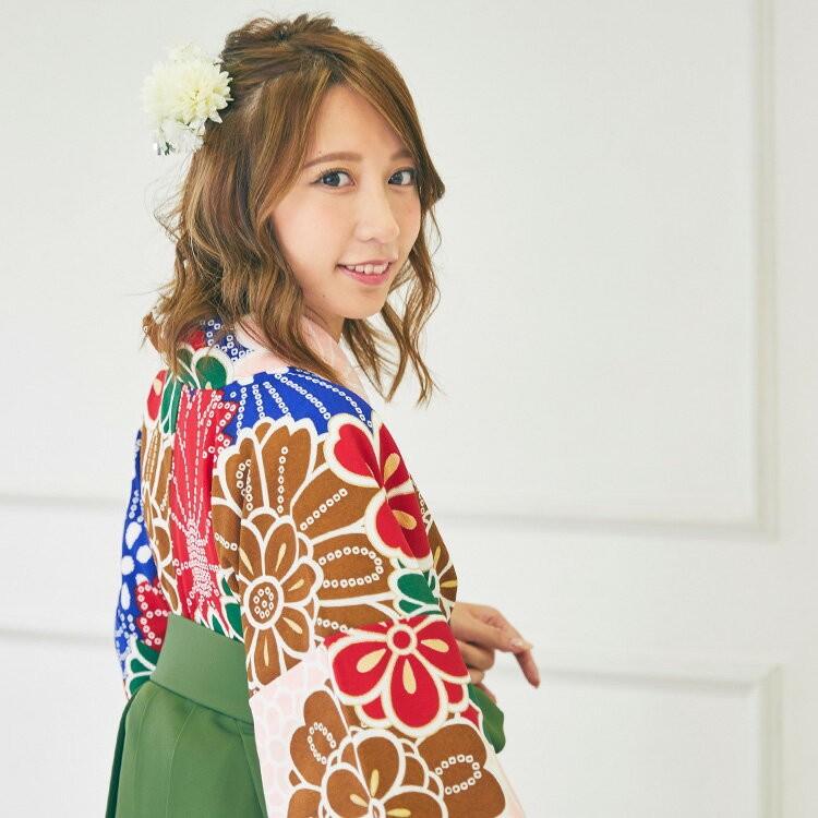 卒業式 袴 レンタル 女 袴セット 卒業式袴セット 2尺袖着物＆袴 フル